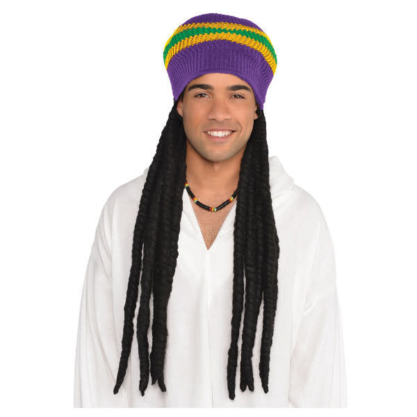 Mardi Gras Buffalo Soldier Wig