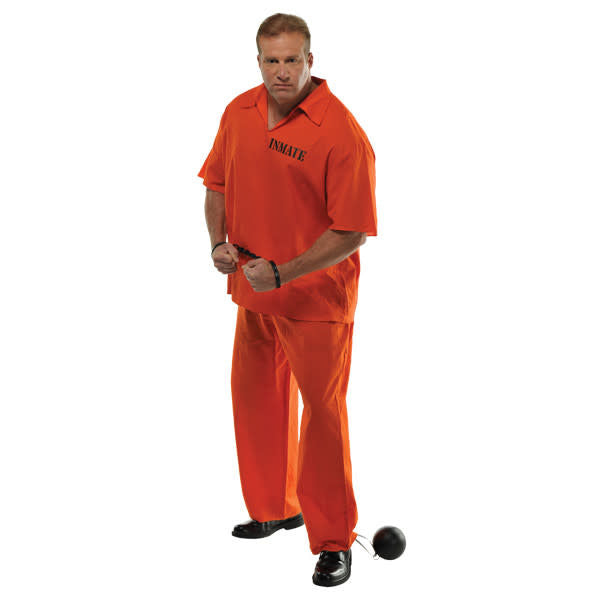 Men's Plus Size Inmate - XXL (48-52)