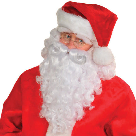 Premium Santa Wig, Beard, & Eyebrows Set