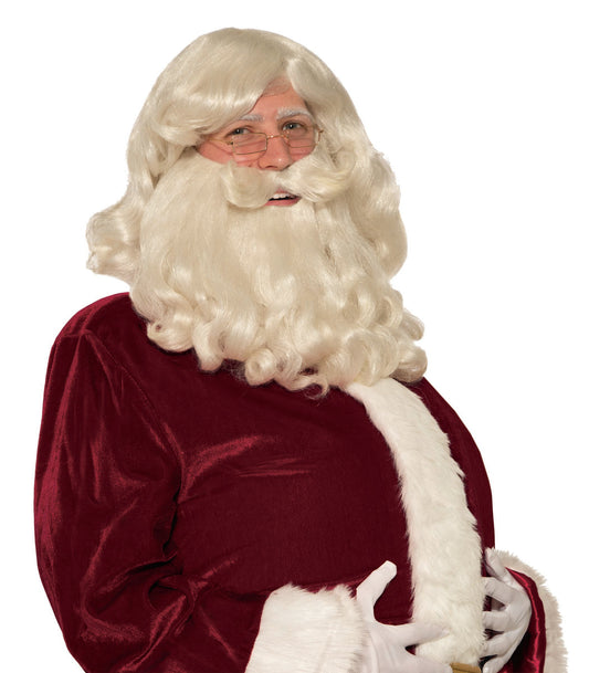 Premium Santa Wig & Beard Set