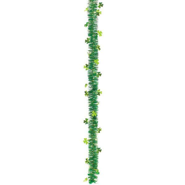 Shamrocks Value Tinsel Garland