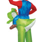 Mario Riding Yoshi - O/S (Adult)