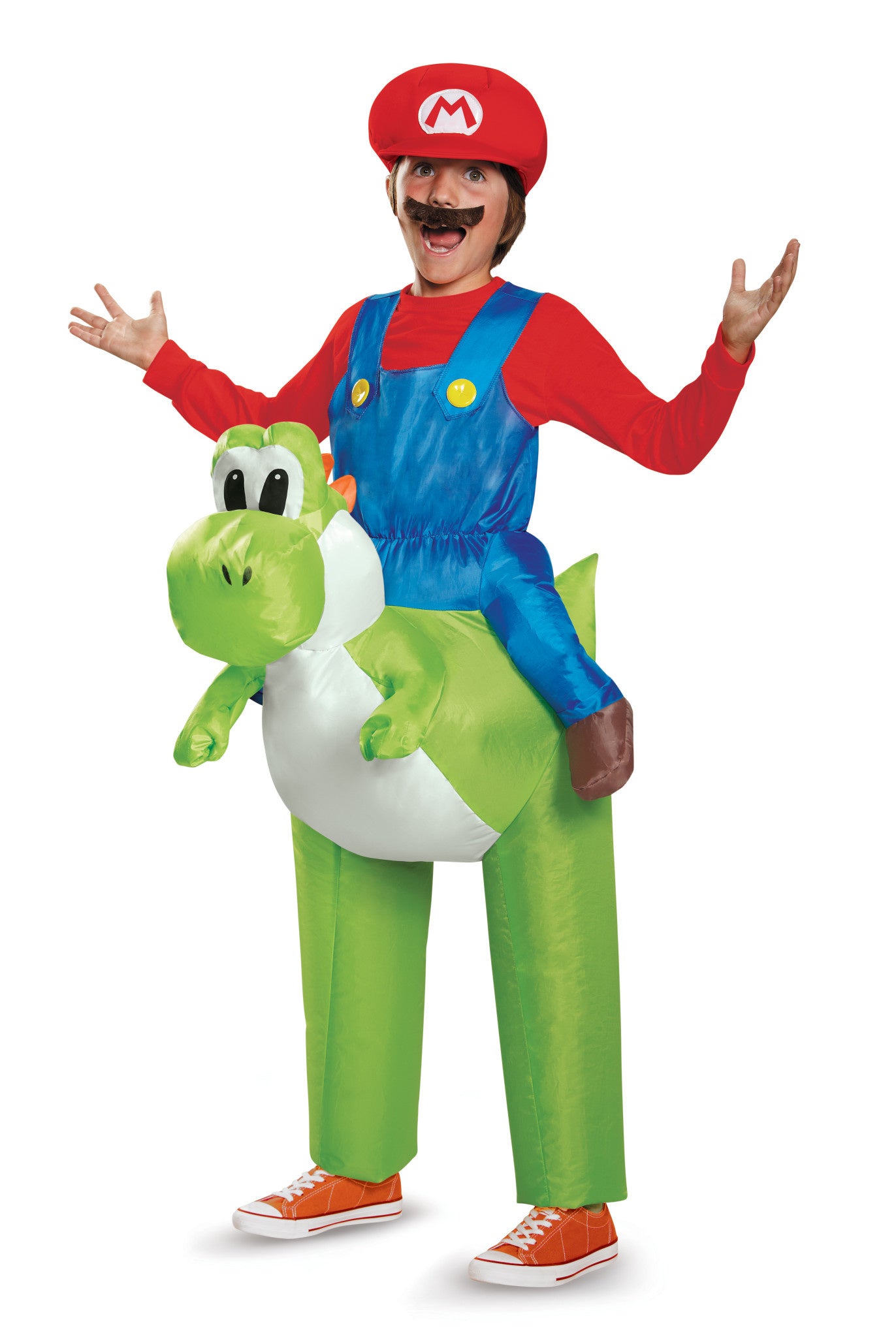 Mario Riding Yoshi - O/S (Child)