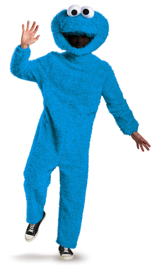 Adult Plush Cookie Monster Costume