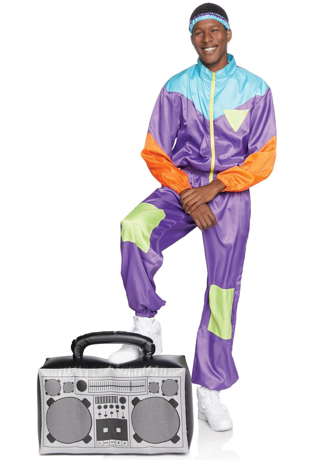 Men s Awesome 80s Track Suit Costume