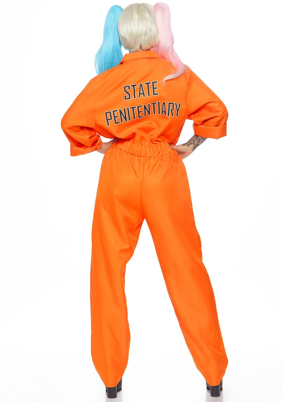 Prison Jumpsuit: Orange - O/S