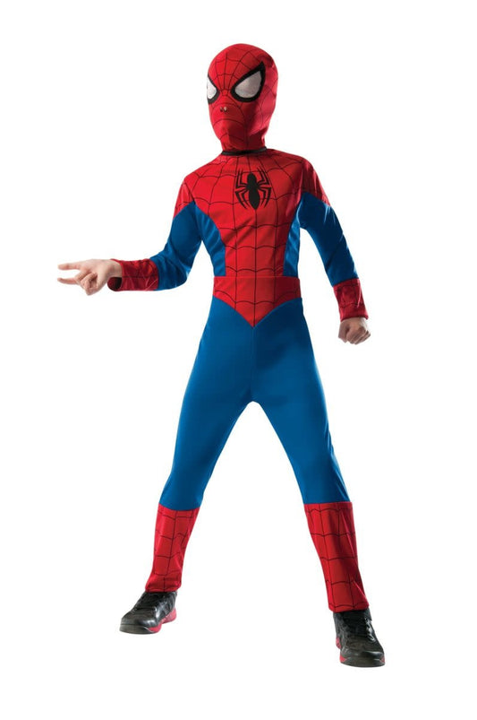 Boy's Reversible Spider Man Costume (Classic/Black Suit)
