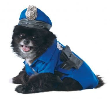 Police Officer Dog: Pet Costume