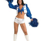 Women's Dallas Cowboys Cheerleader Costume (Hot Pants)