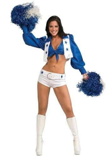 Women's Dallas Cowboys Cheerleader Costume (Hot Pants)
