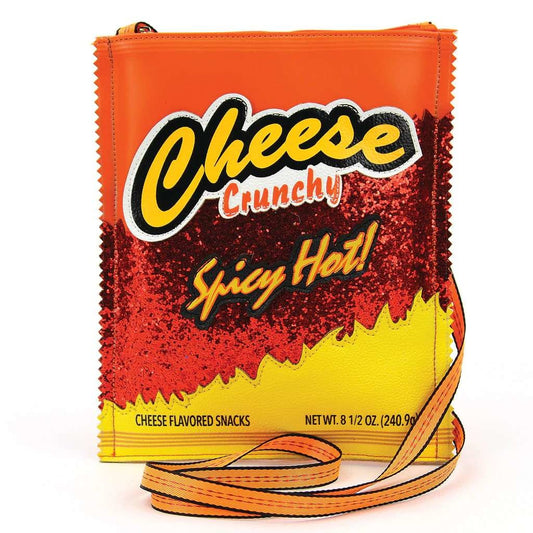 Crossbody Vinyl Bag: Cheese Crunch