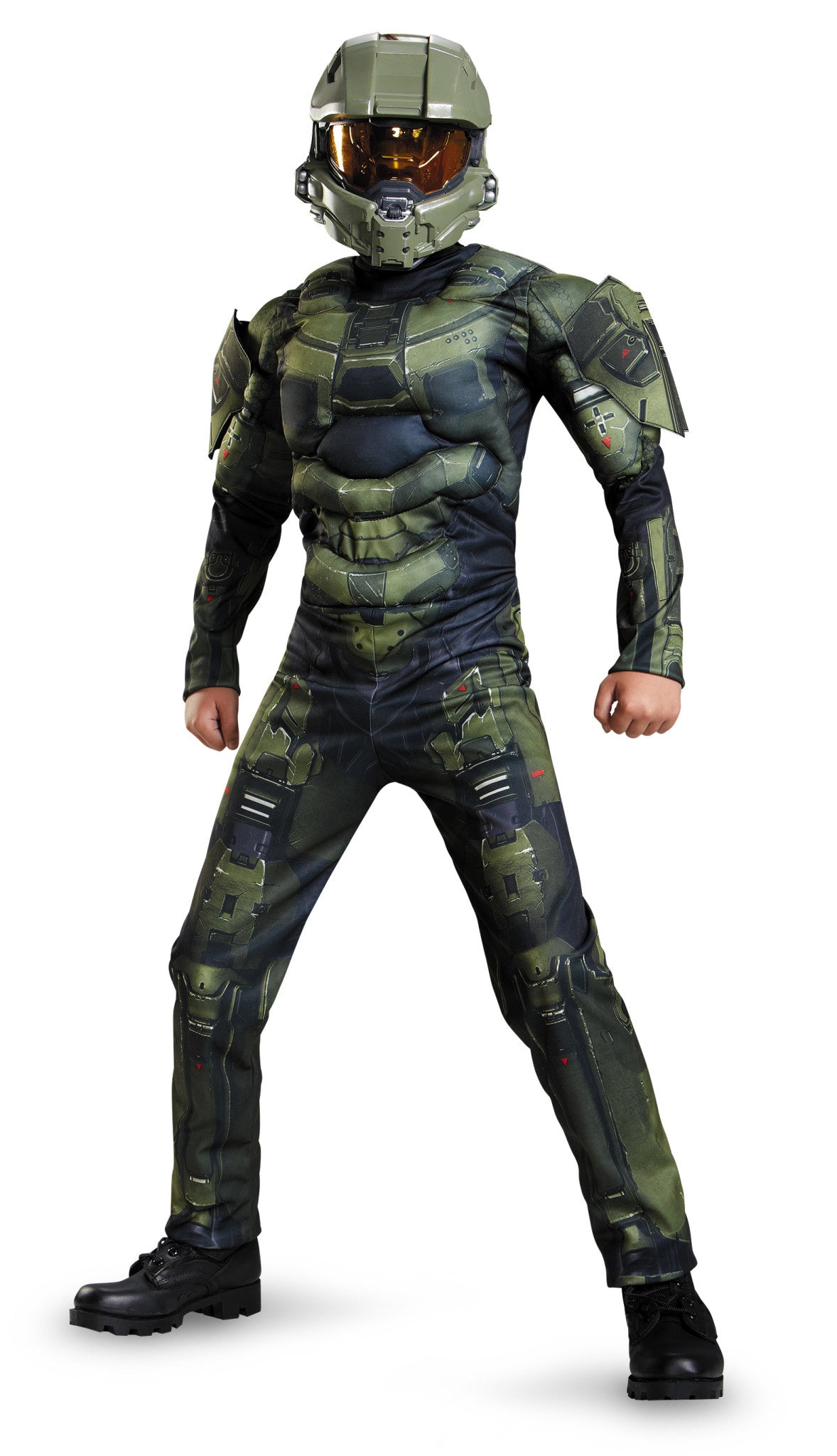 Kids Classic Halo: Master Chief w/ Muscle Costume