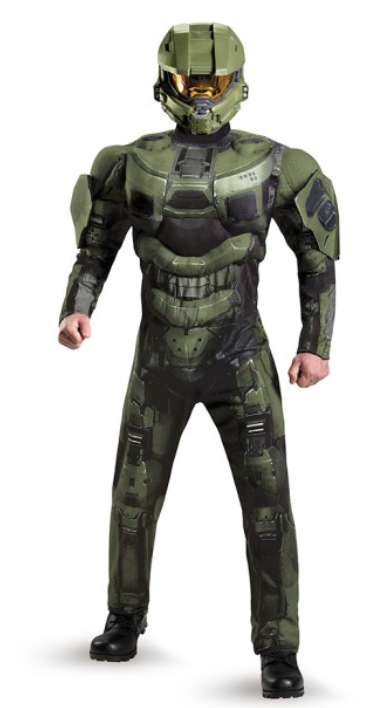 Halo: DLX. Master Chief Costume w/ Muscles