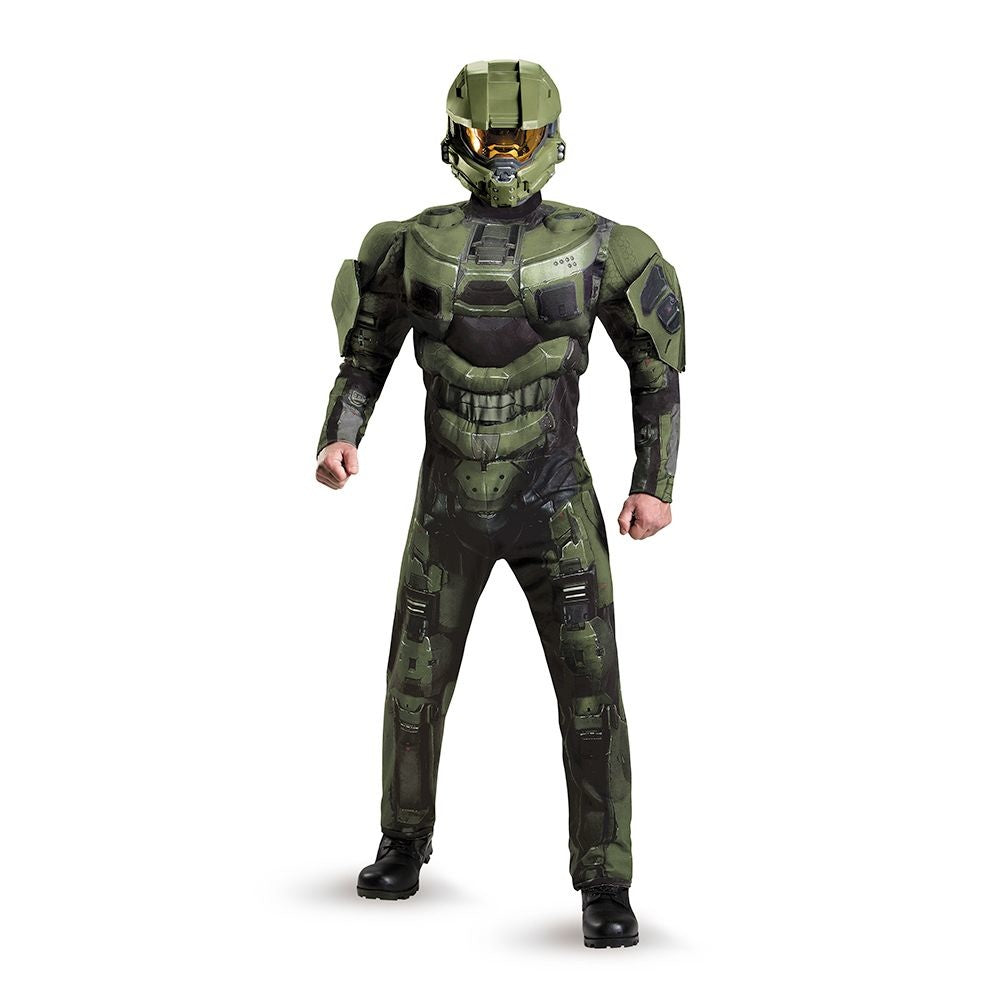 Halo: DLX. Master Chief Costume w/ Muscles