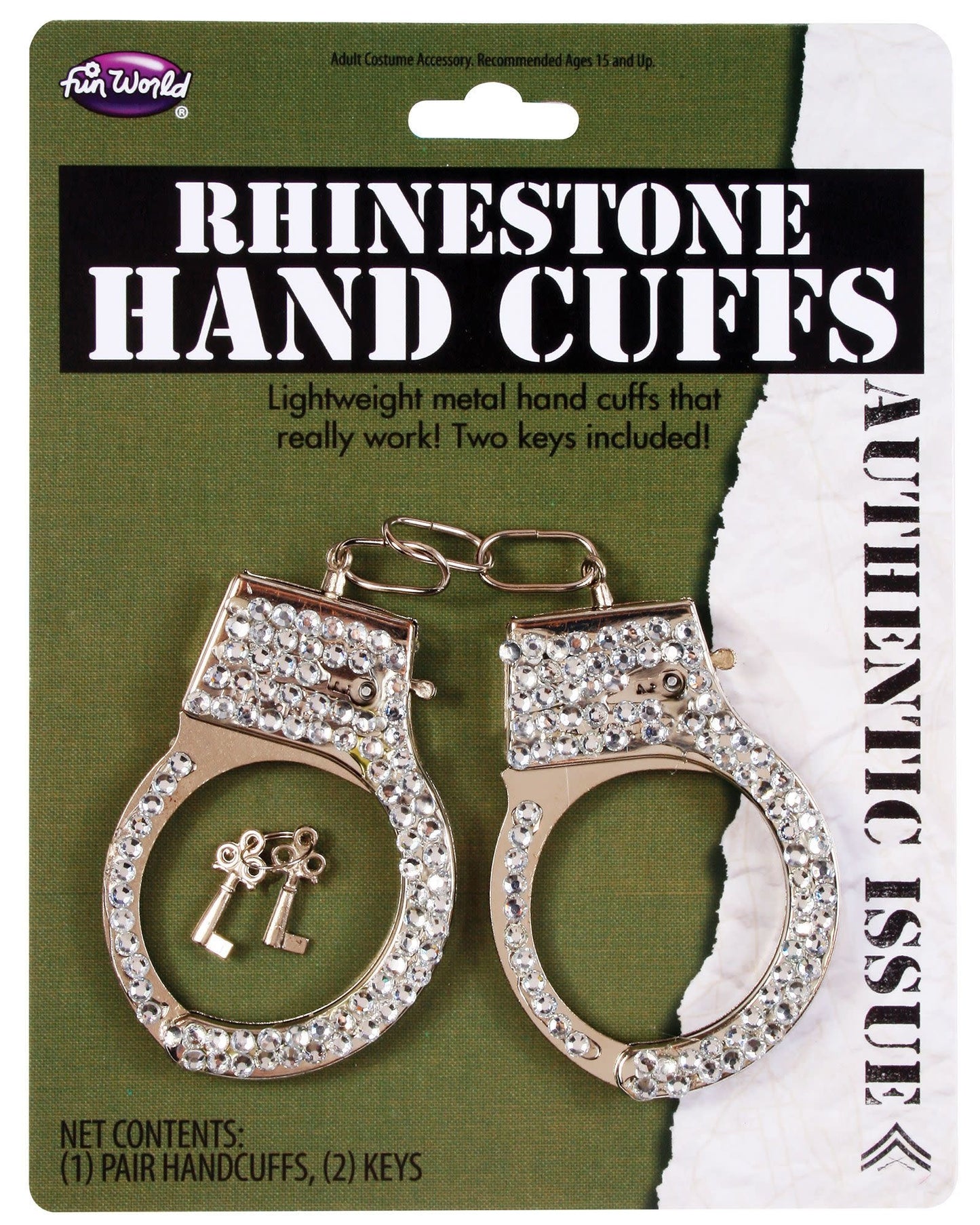 Rhinestone Hand Cuffs