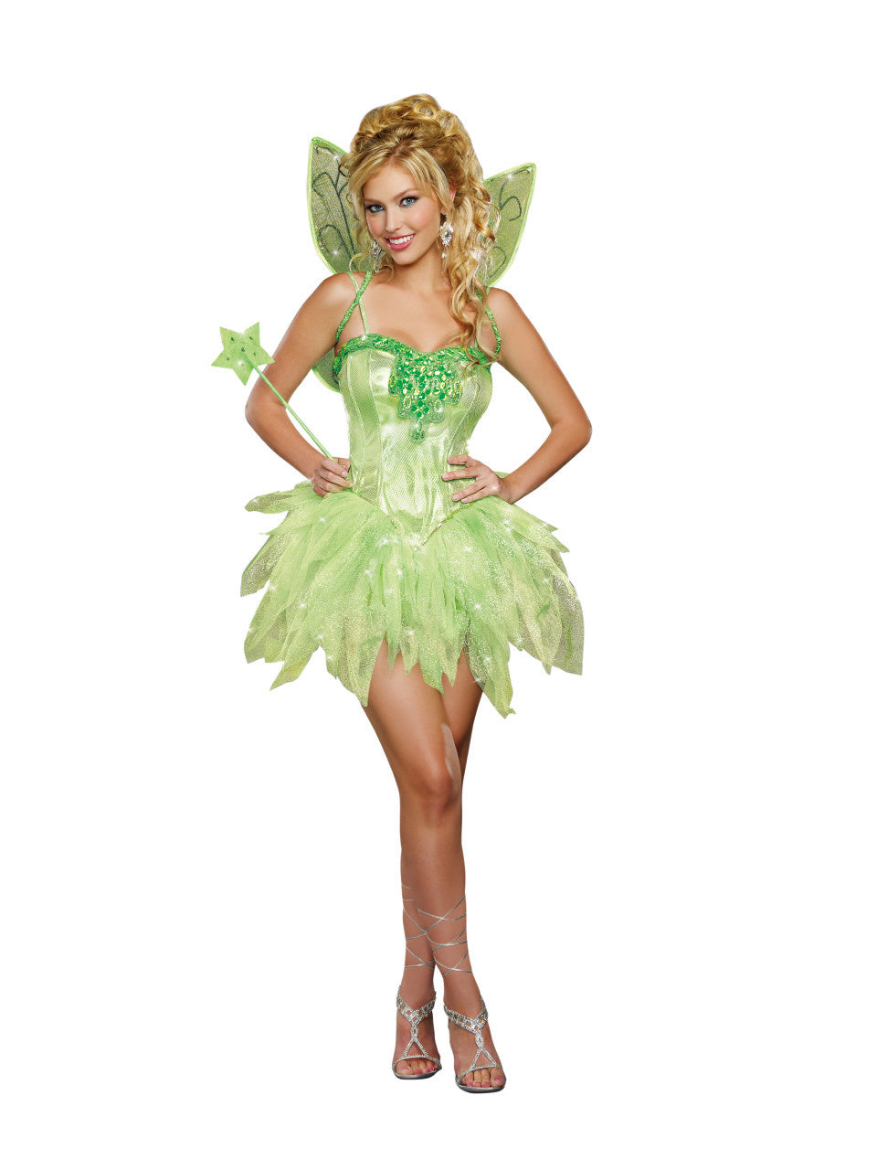 Dreamgirl Women's Fairy-Licious Costume, Green, Large Dreamgirl Women's Fairy-Licious Costume, Green, Large