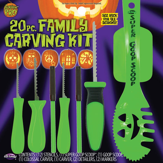 Family Pumpkin Carving Kit (20pc.)