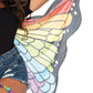 Rainbow Butterfly Wings