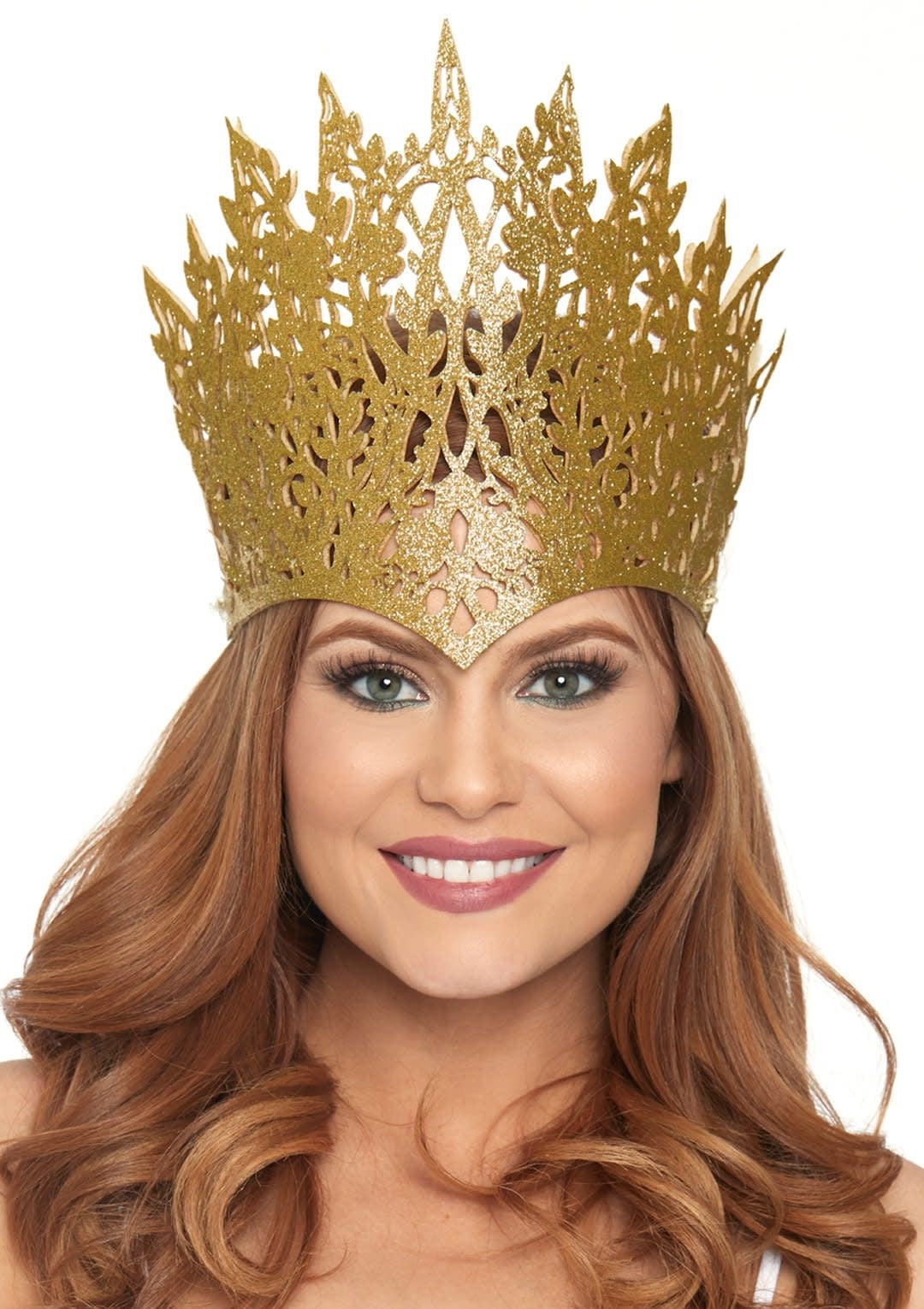 Glitter Queen Crown - Gold