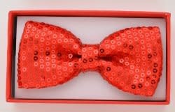 Sequin Red Bowtie Kids