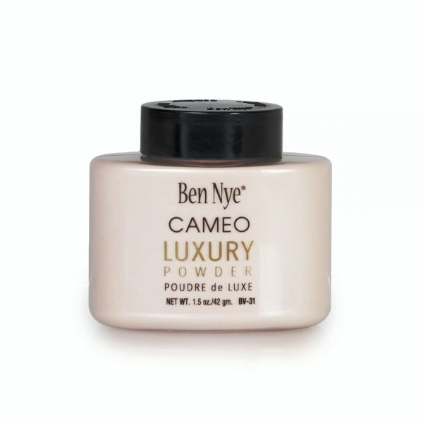 Ben Nye luxury powder in cameo color product number BV - 31 in a 1.5 oz bottle.