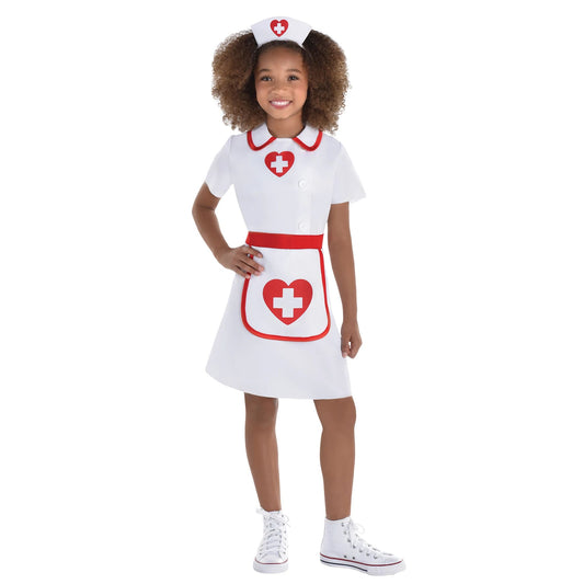 Girl's Sweetheart Nurse Costume