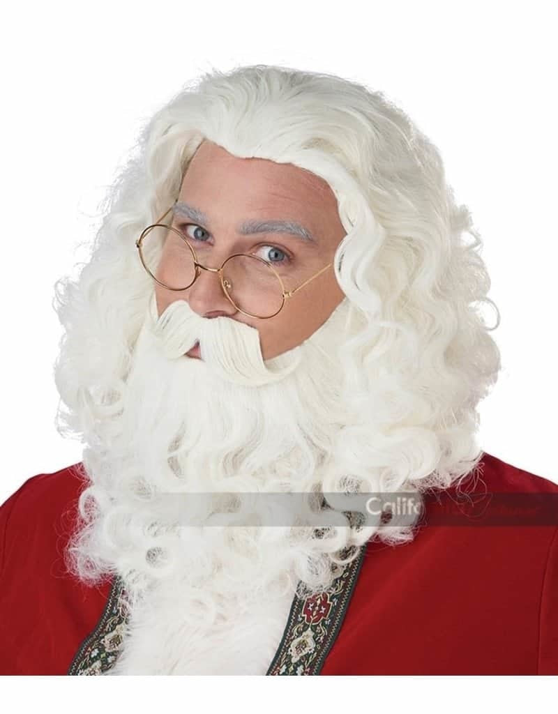 Santa Wig and Beard Set with Moustache