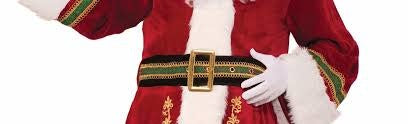 Deluxe Santa Belt: Black with Ornate Trim