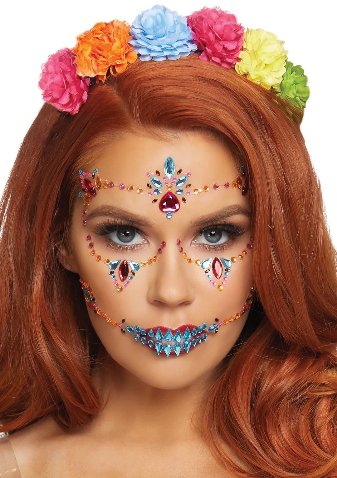 Face Jewels Stickers: Day of the Dead