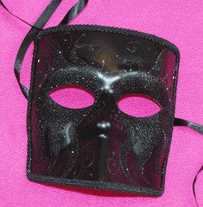 Darkness El Medico Mask with Glitter