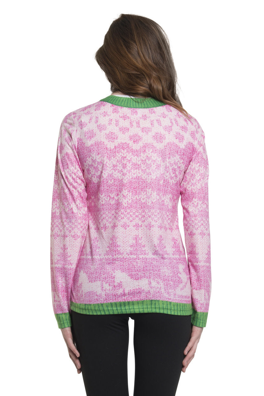 Ladies Sweater Tee: Magical Xmas