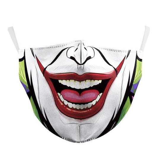 Fashion Face Mask - Laughing Joker