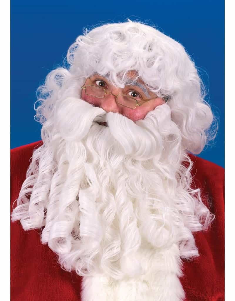 DLX. Santa Wig & Beard Set