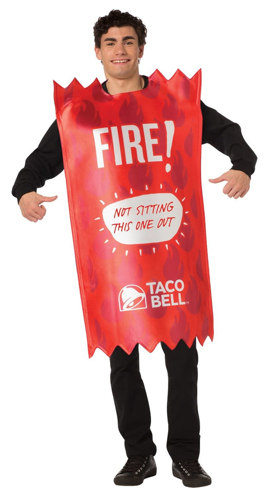 Taco Bell FIRE Packet Costume: O/S