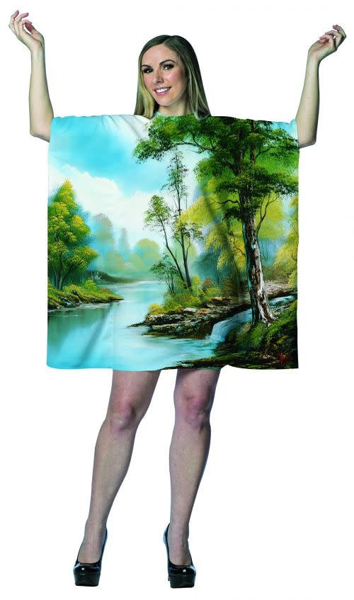 Bob Ross Happy Tree Painting Dress - STD