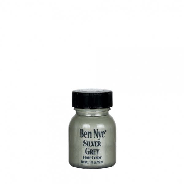 Ben Nye hair color in silver grey 1 oz bottle.