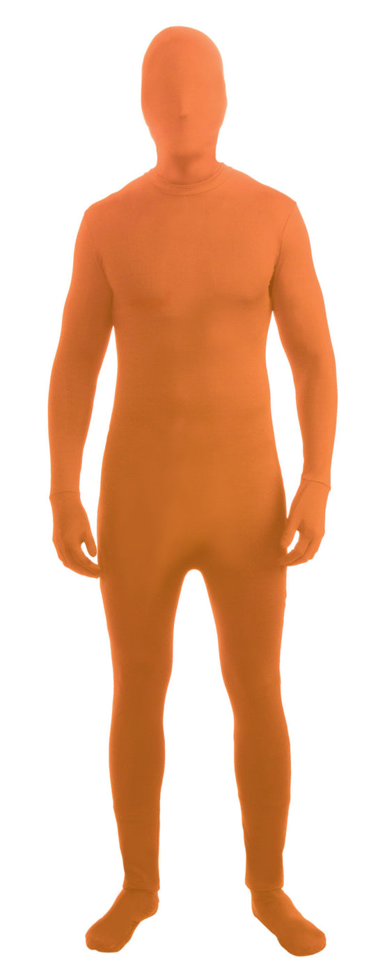 Kid's I’m Invisible: Neon Orange Bodysuit
