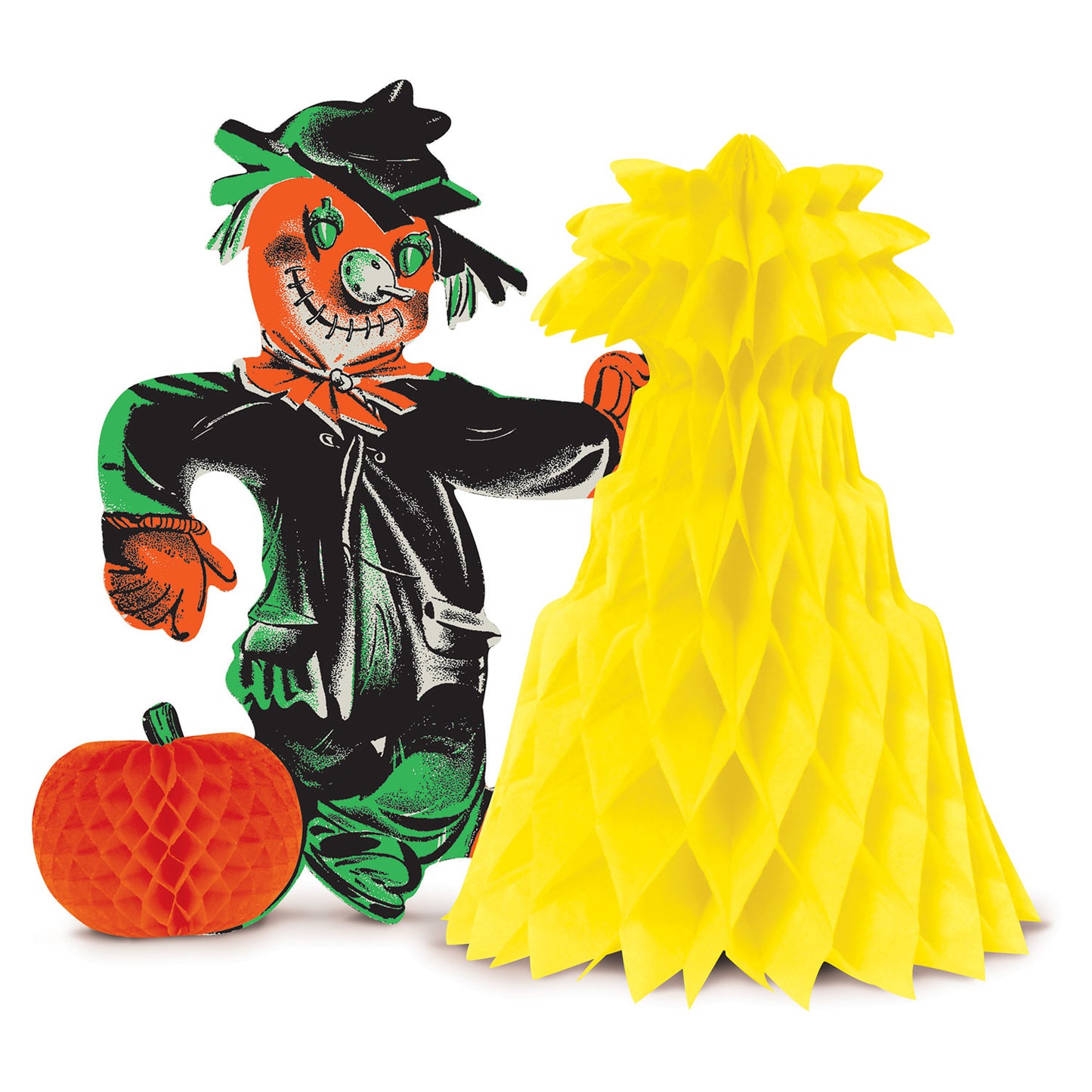 Vintage Halloween: Scarecrow Centerpiece