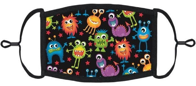 Kids Fabric Face Mask: Silly Monsters (1pk.)