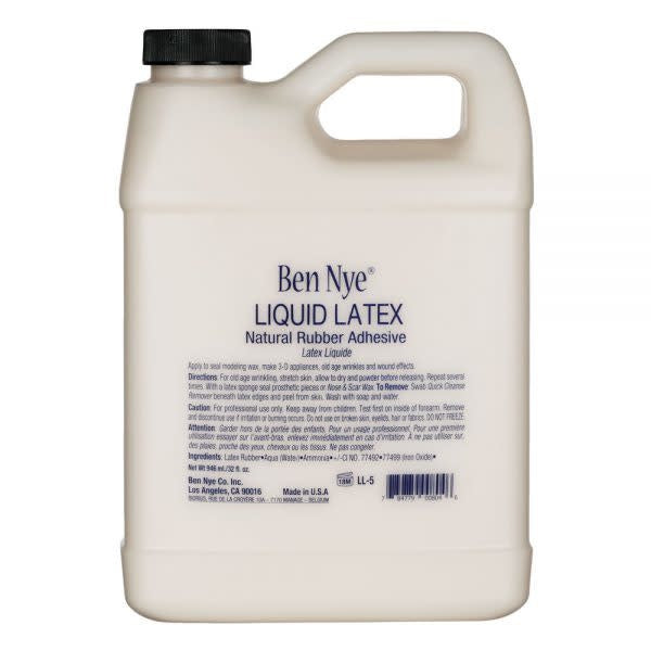Ben Nye liquid latex in a 32 oz bottle.