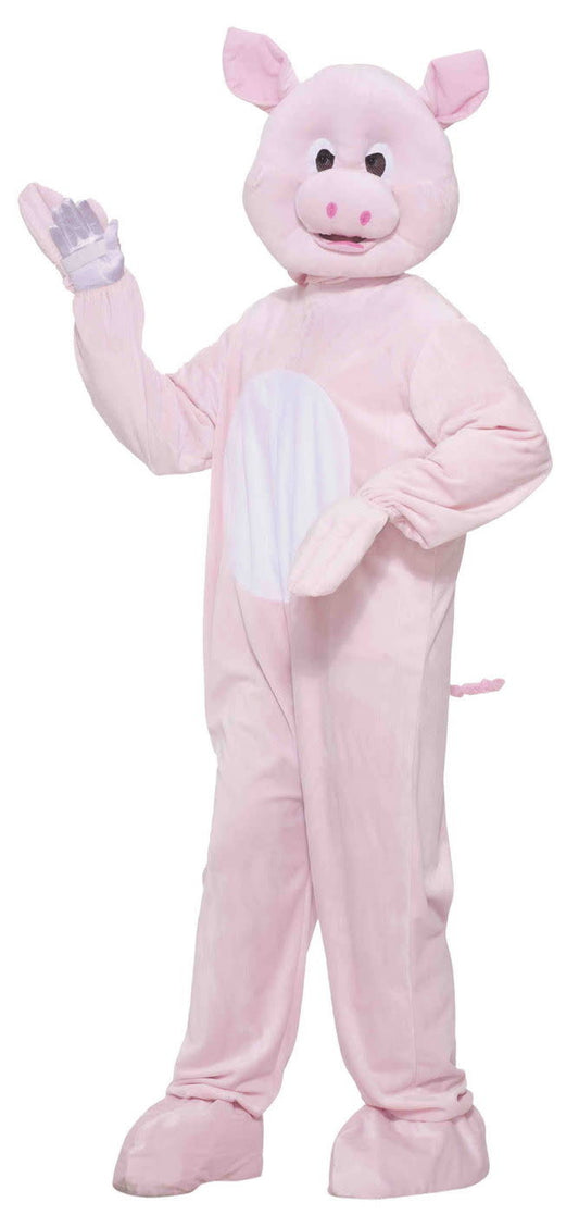 Adult Plush Mascot: Pinky the Pig Costume - Standard Size