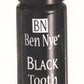 A bottle of Ben Nye tooth color makeup in the black color.