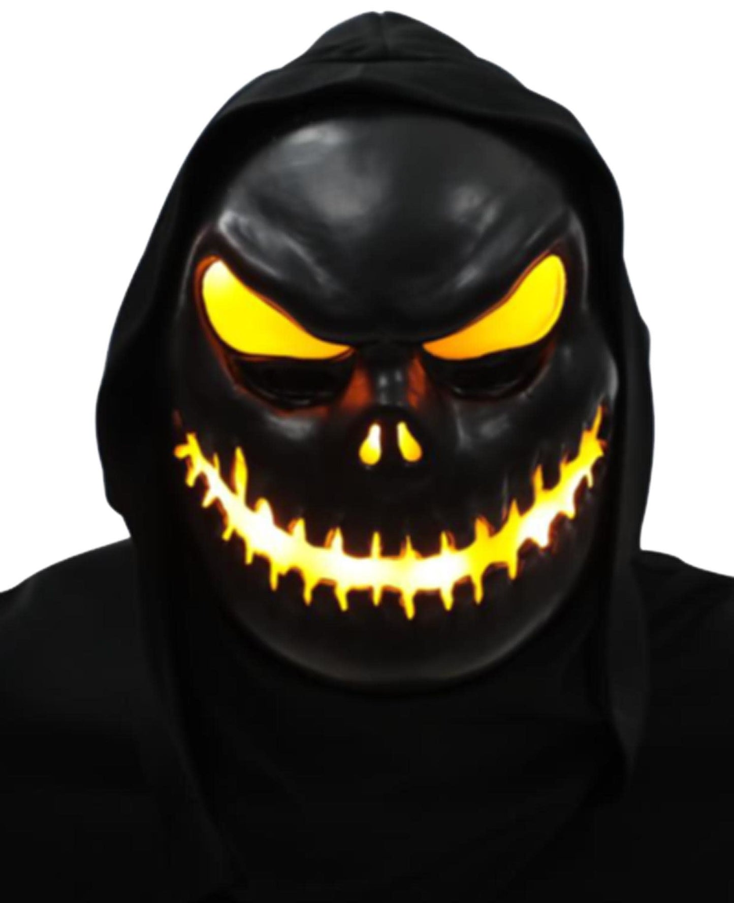 Light-Up Skull Yellow Mask