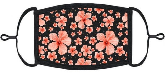Adjustable Fabric Face Mask: Cherry Blossom