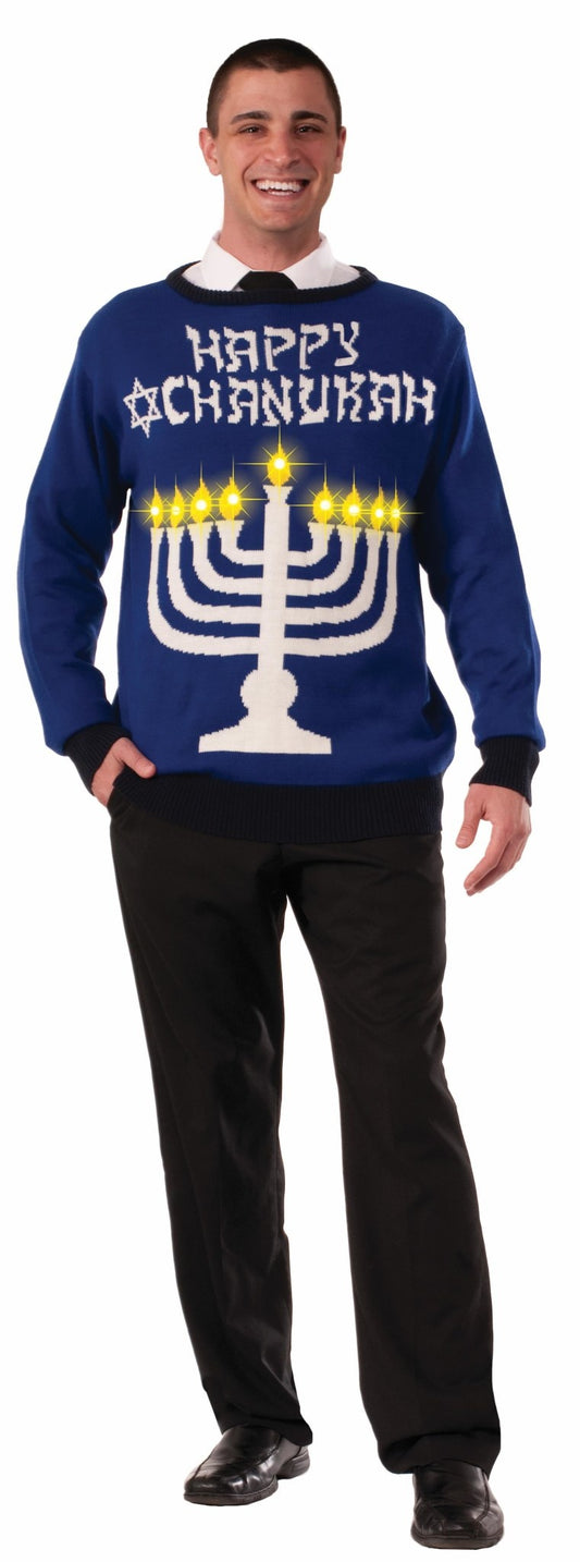 Ugly Light-Up Chanukah Sweater
