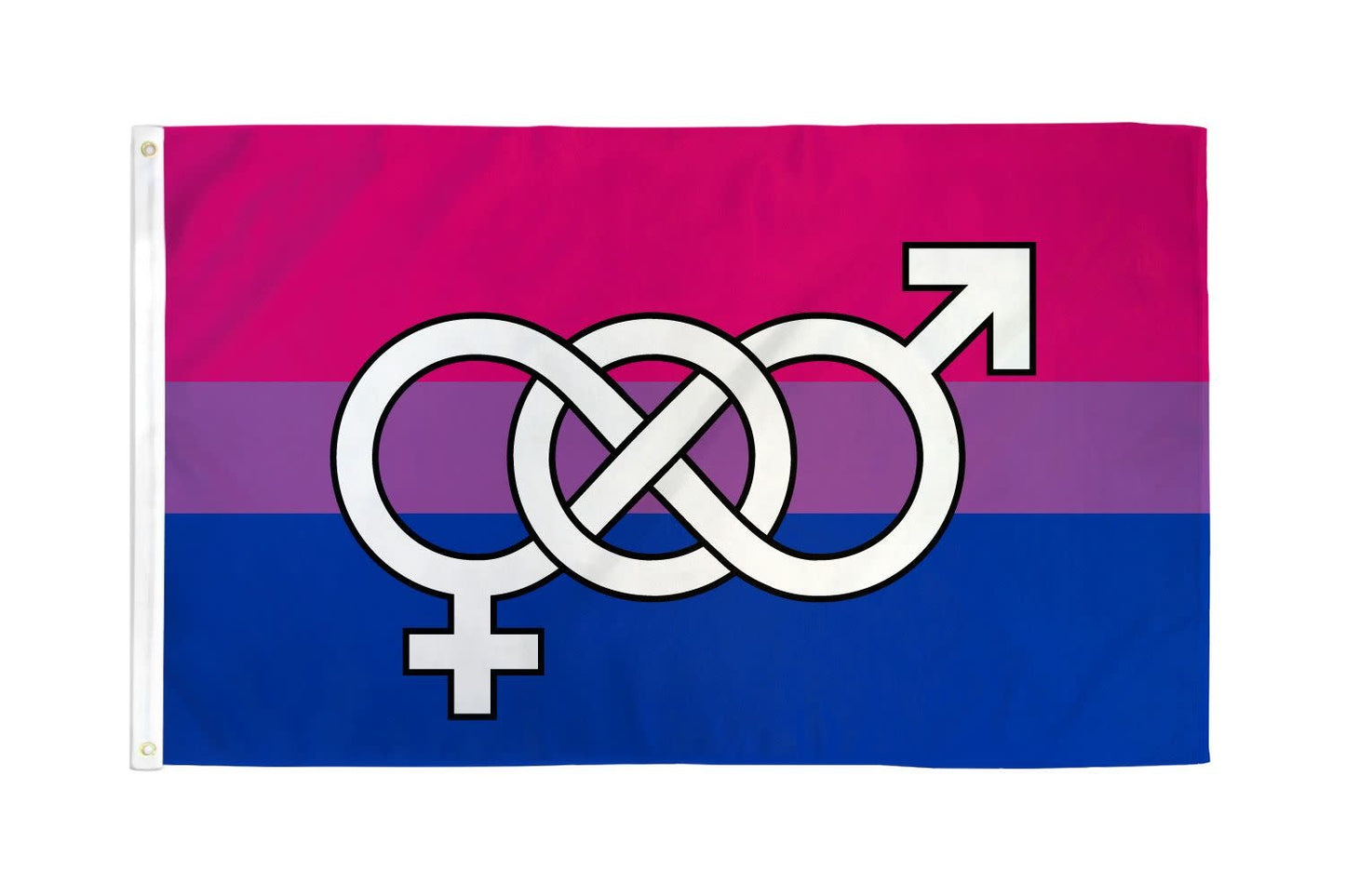 Flag (3x5Ft) - Bisexual (Symbol)