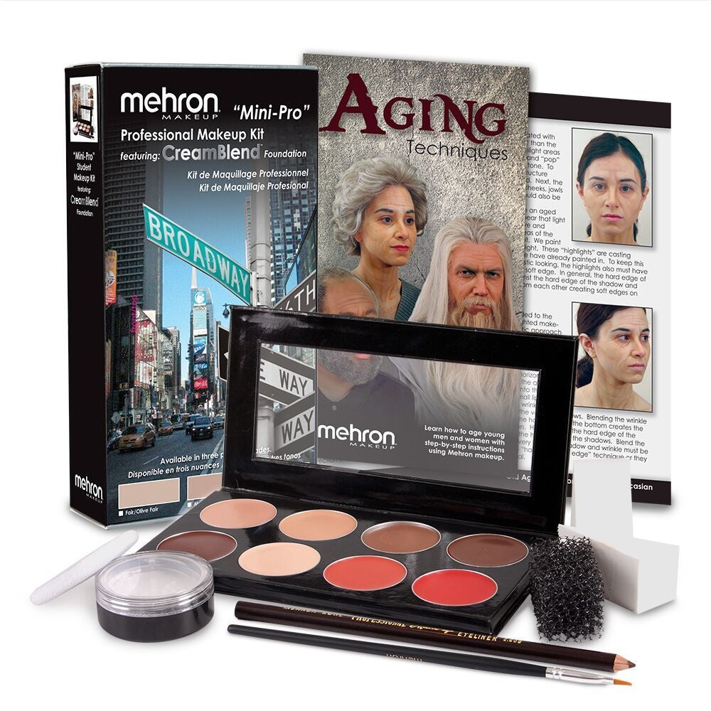 The Mehron Mini-pro professional makeup kit