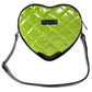 Frank Studded Quilted Heart Shoulder Bag - Monster Green