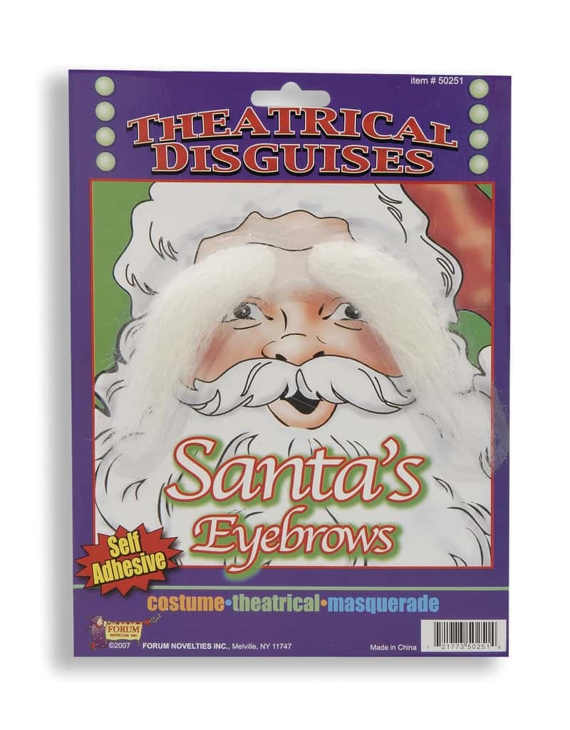 Santa Eyebrows