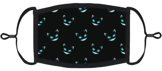 Adjustable Fabric Face Mask: Scary Cats (1pk.)
